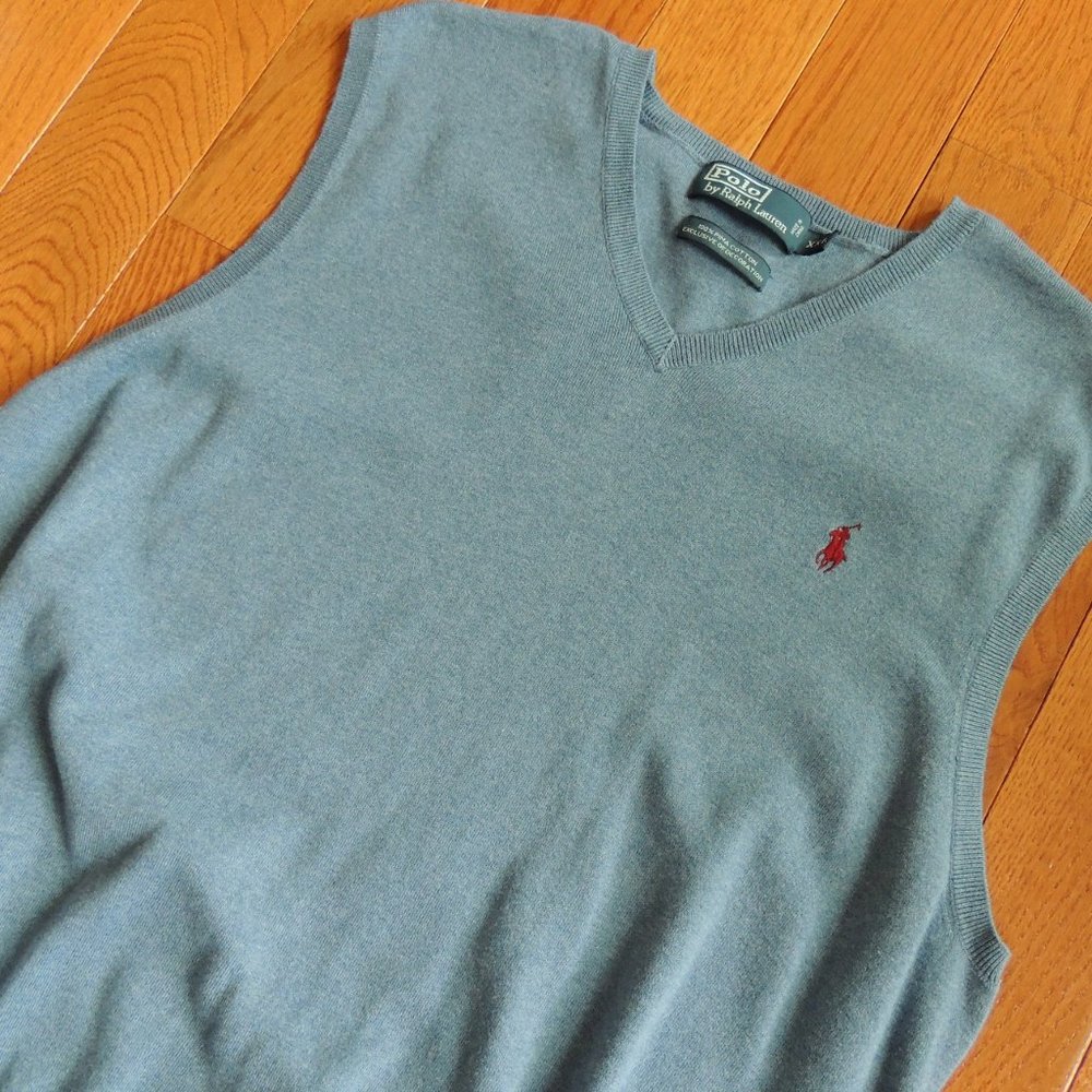 Polo Ralph Lauren sweater vest.
